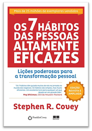  Os 7 Hábitos das Pessoas Altamente Eficazes, Stephen R. Covey. Eleito como o livro de negócios mais influente do século 20, ele já vendeu mais de 40 milhões de cópias em mais de 50 idiomas. 